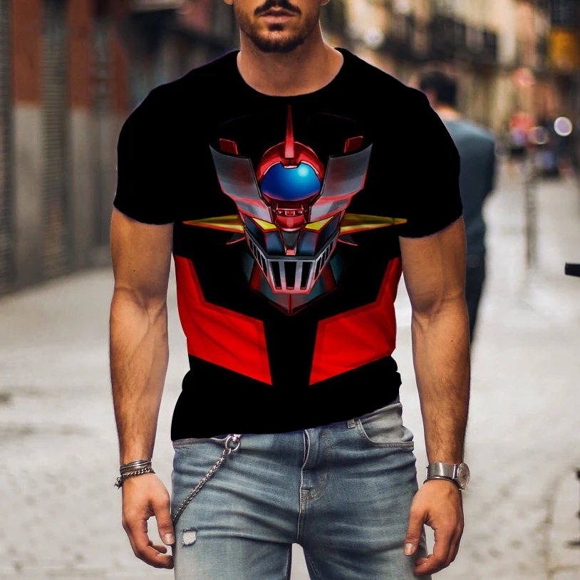 2026 Mazinger Z Anime Mecha 3D - огляд і ціна Summer Clothing Over 50