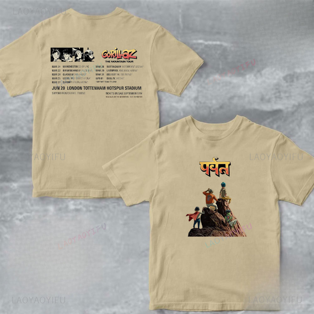 Unisex Cotton Tshirt Gorillaz  - огляд і ціна Summer Clothing Uk