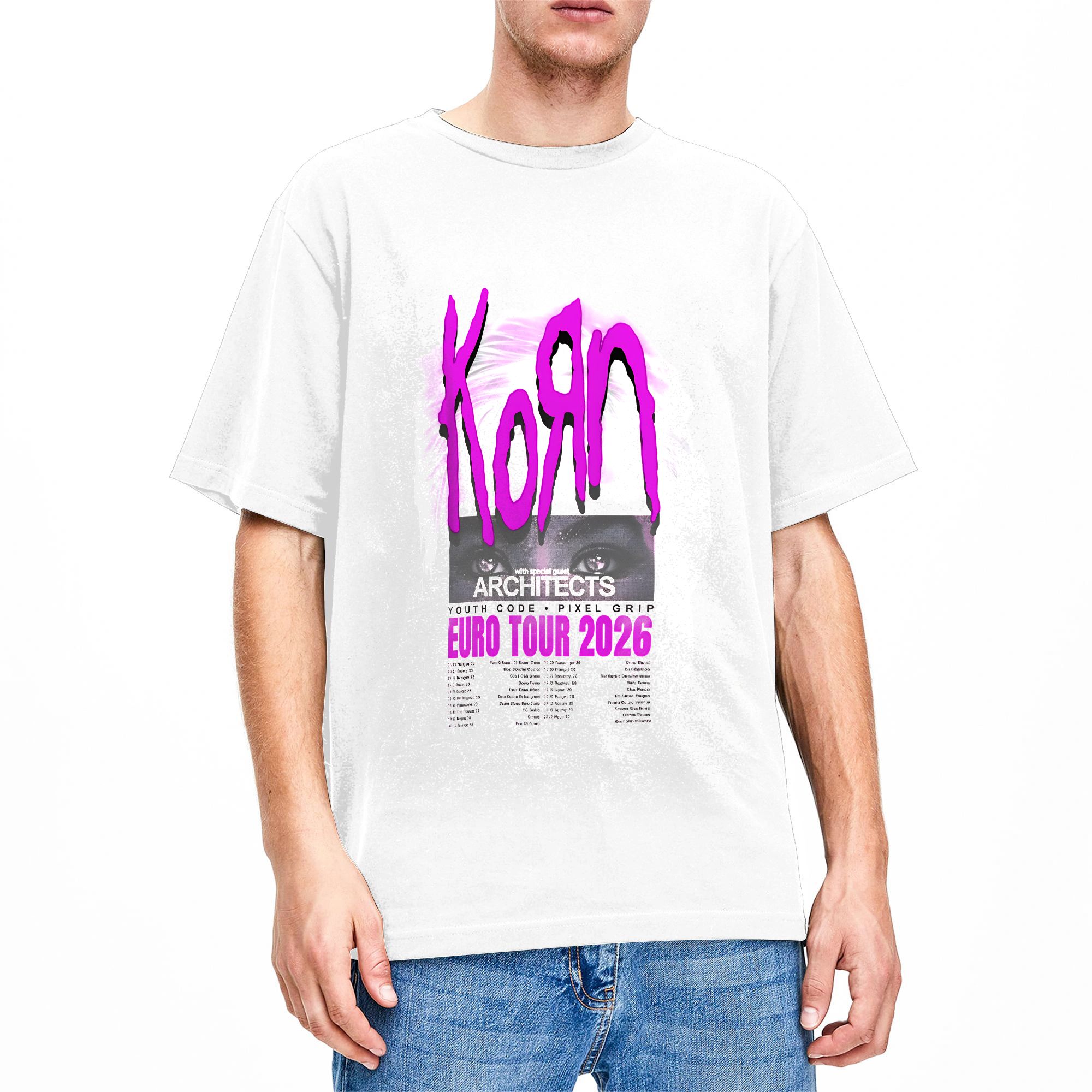 Korn Europe And UK Tour 2026 T - огляд і ціна Summer Clothing Uk