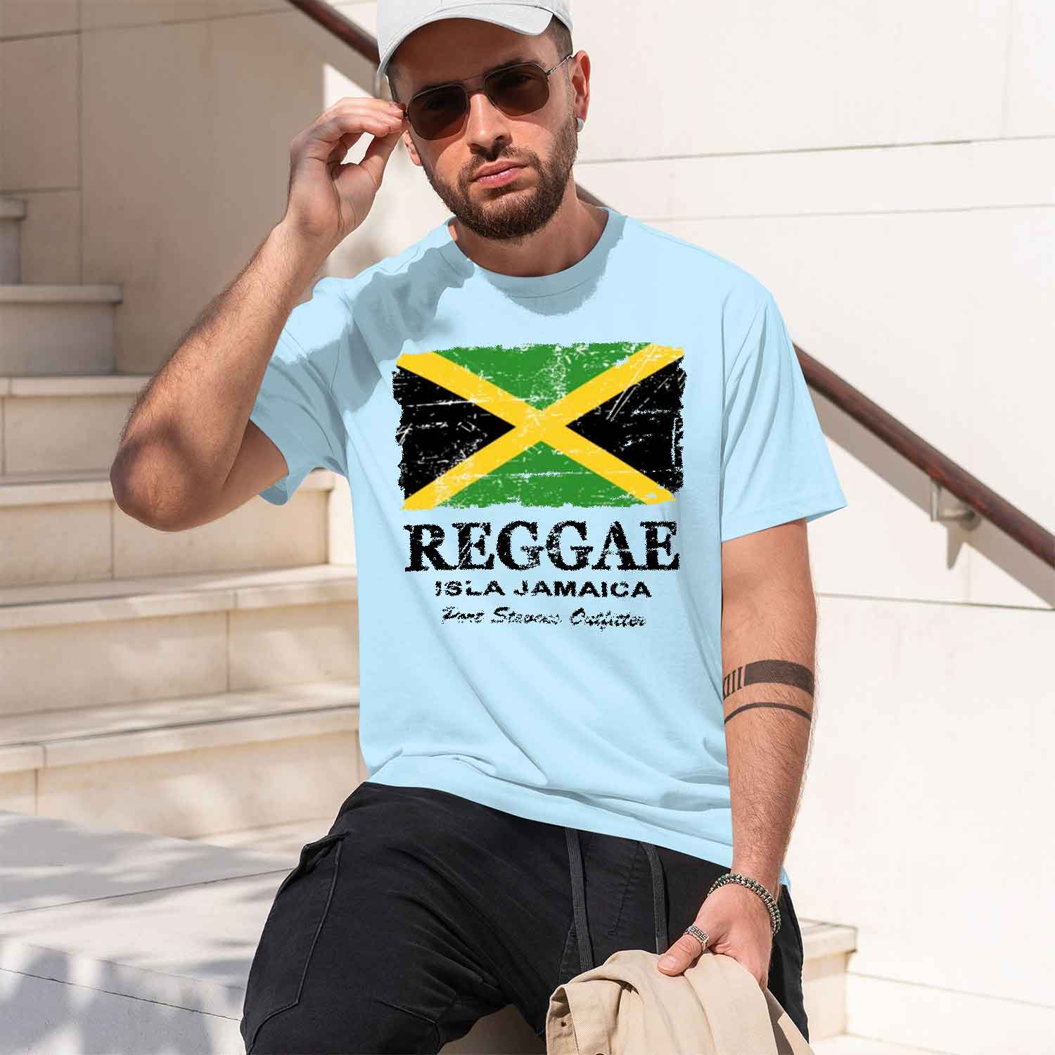 Rae Jamaa Flag T-shirt Vintage - огляд і ціна Summer Rae Clothing