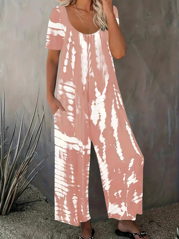 Plus Size Stripe Printed Round - огляд і ціна Summer Clothing For Plus Size Women