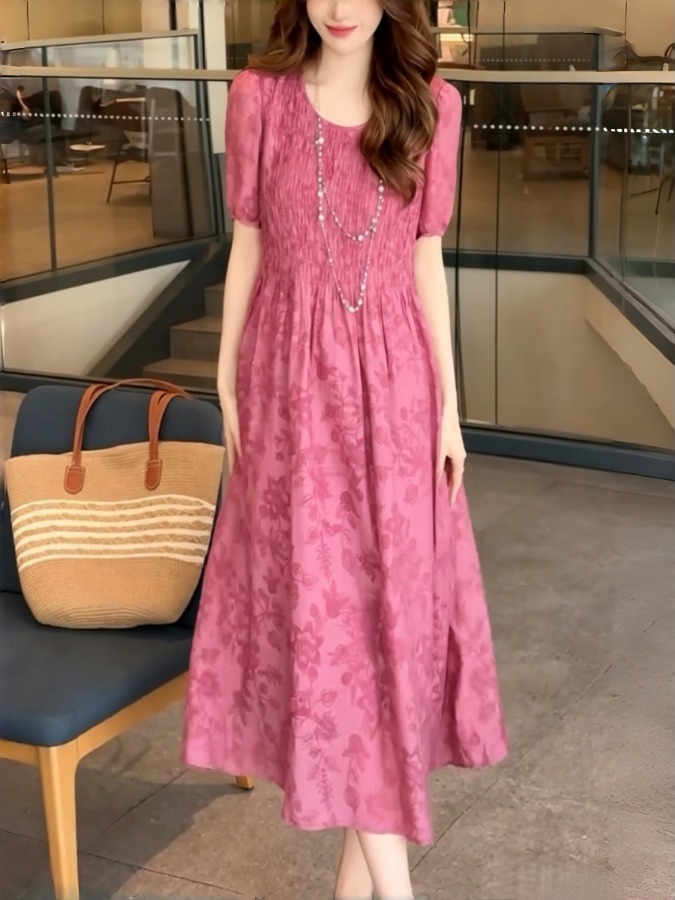 Elegant A-Line Dress Monogram  - огляд і ціна Summer Clothing Tagline