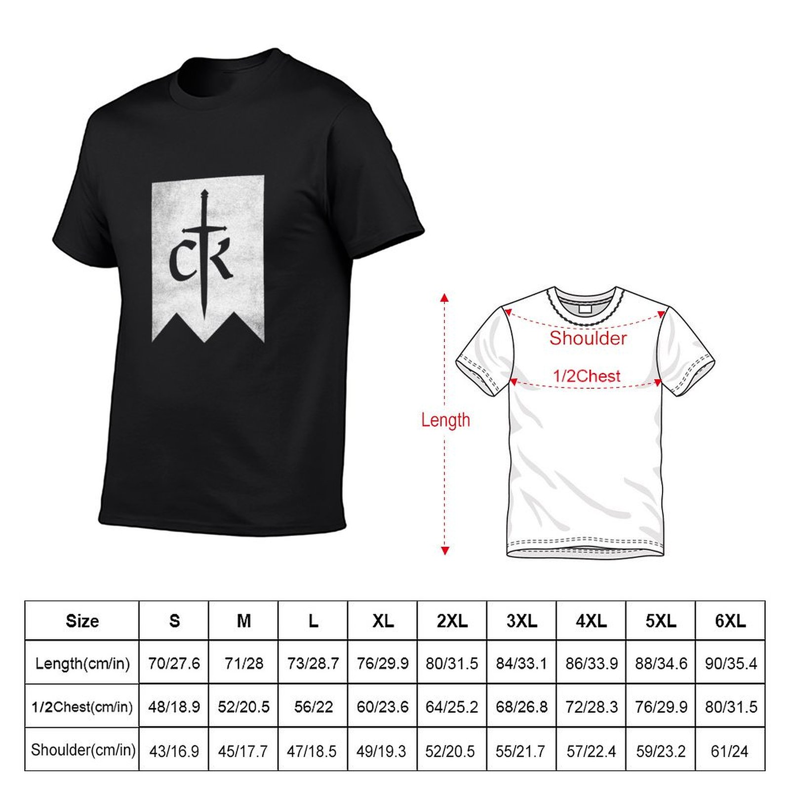 Crusader Kings 3 Distressed Lo - огляд і ціна Summer Clothing Logo