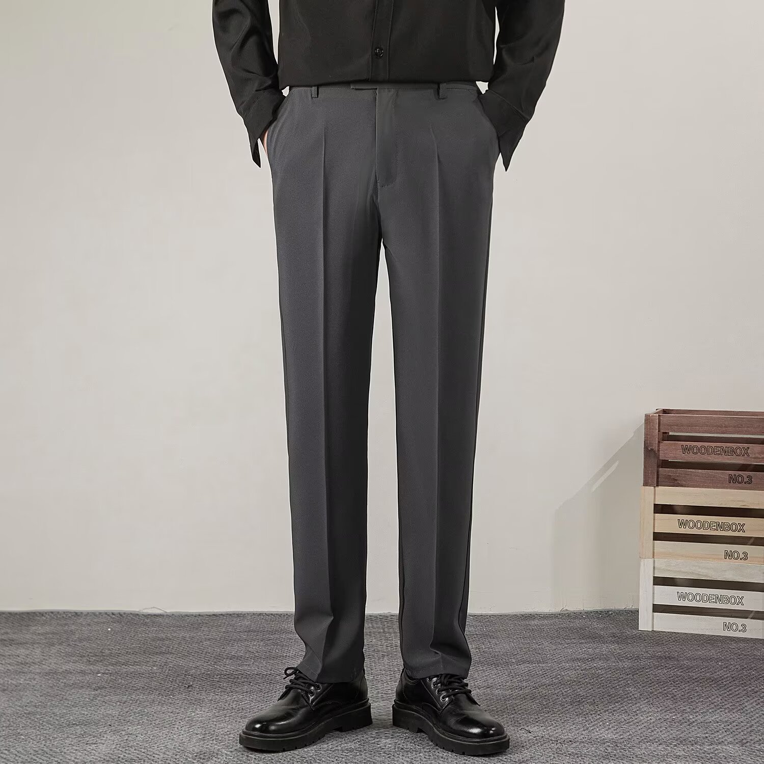 Summer Men's Solid Color Strai - огляд і ціна Summer Clothing Brands Men