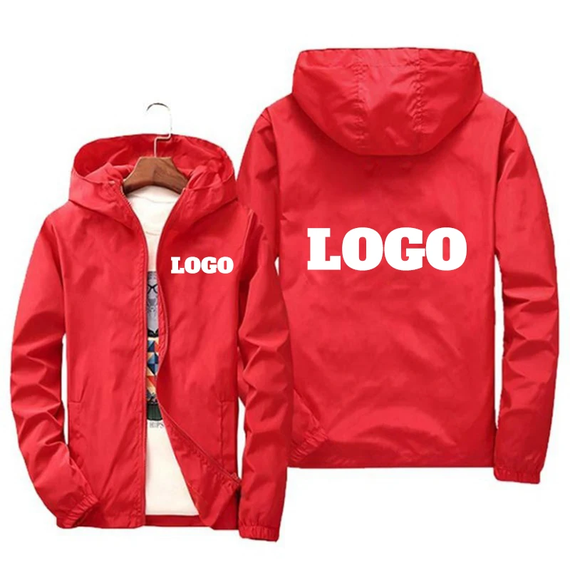 Custom Brand Logo Autumn Jacke - огляд і ціна Summer Clothing Logo