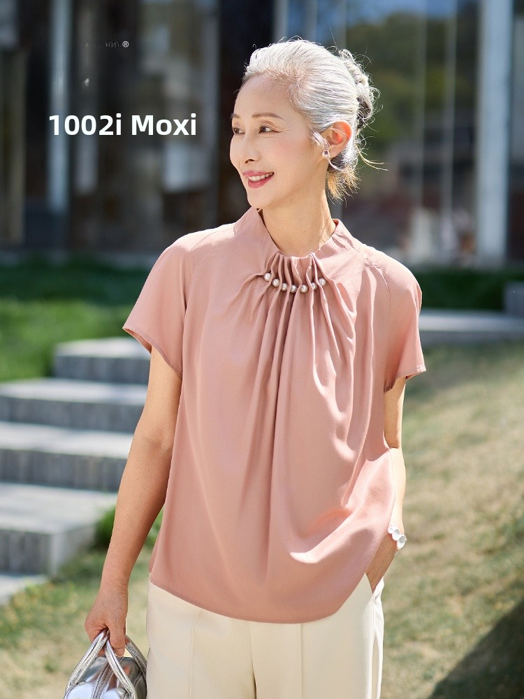 Muzhi Fashionable Short Sleeve - огляд і ціна Summer Clothing Over 50