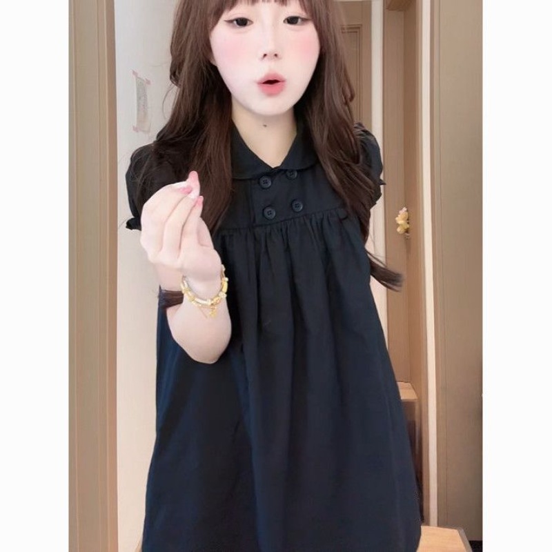 Doll Collar A-word Dress Looks - огляд і ціна Summer Clothing Looks
