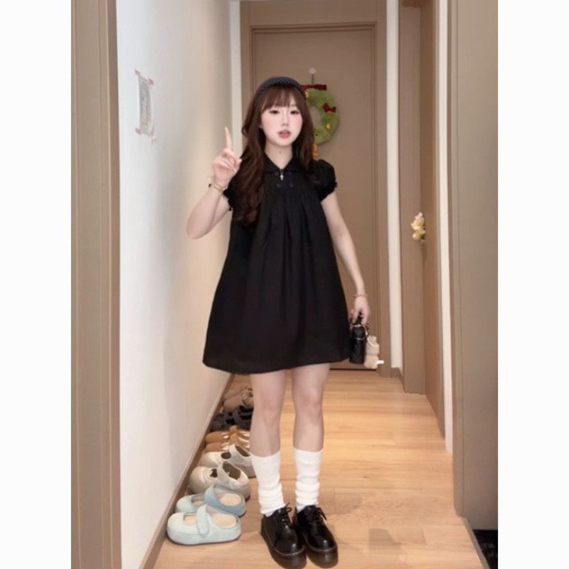 Doll Collar A-word Dress Looks - огляд і ціна Summer Clothing Looks