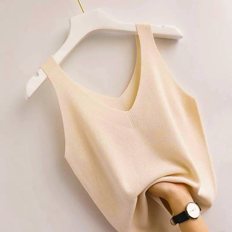 Knitting Vintage Tank Top V-Ne - огляд і ціна Summer Zara