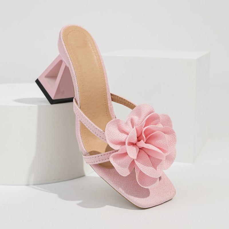 Womens 3D Flower Decor Sandals - огляд і ціна Summer Holiday Clothing Women