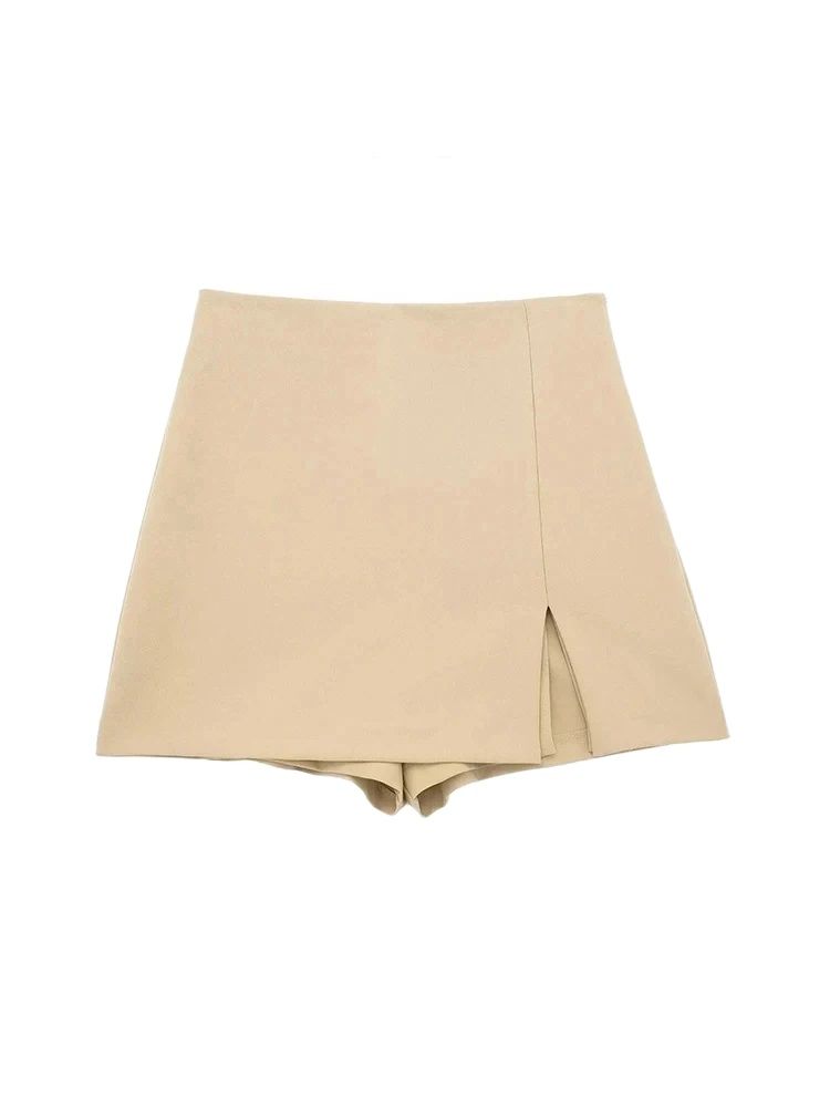 Women's Front Slit Shorts Skir - огляд і ціна Summer Zara