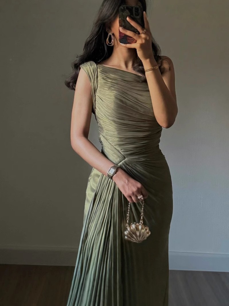 Luxury Party Dress Maxi Gown W - огляд і ціна Summer Green Clothing