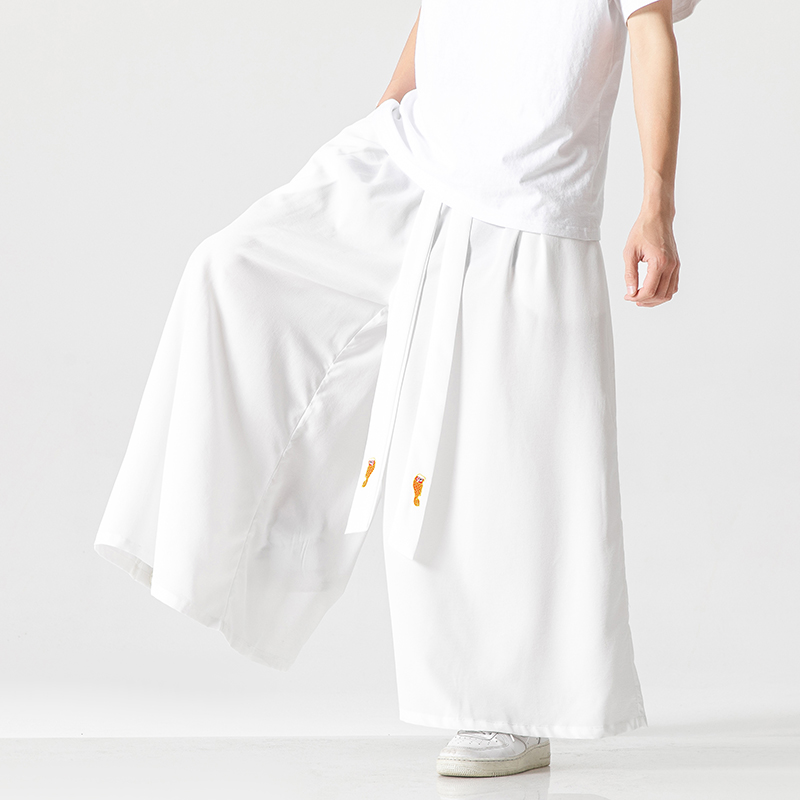 2023 Summer Mens Wide Leg Pant - огляд і ціна Japanese Summer Clothing Men