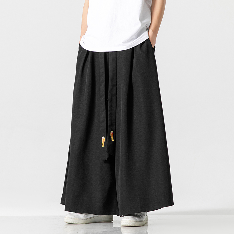 2023 Summer Mens Wide Leg Pant - огляд і ціна Japanese Summer Clothing Men
