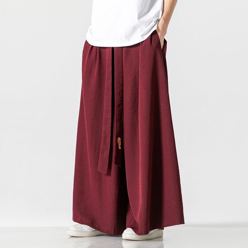 2023 Summer Mens Wide Leg Pant - огляд і ціна Japanese Summer Clothing Men