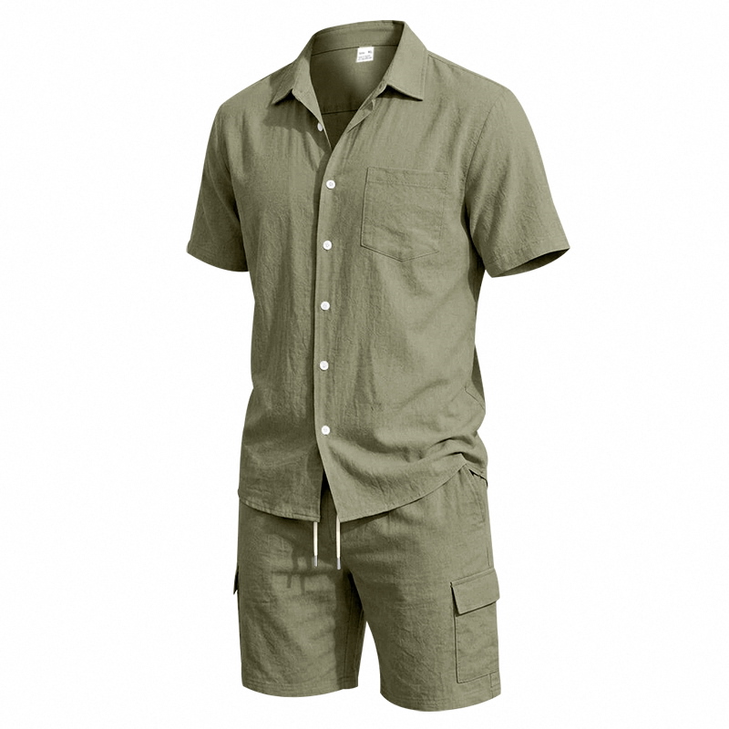 Men Summer American Linen Two  - огляд і ціна Summer Clothing Trends