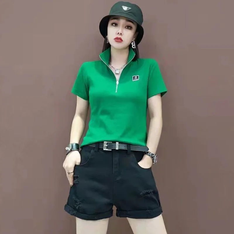 T-shirt Woman Short Sleeve Tee - огляд і ціна Summer Green Clothing