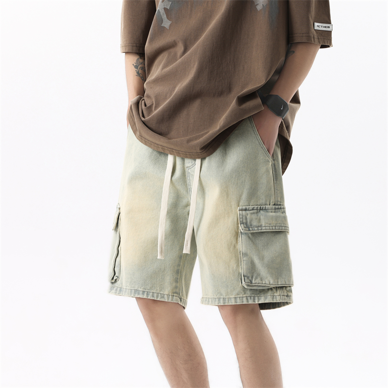 Summer Men's Denim Shorts Retr - огляд і ціна Summer Clothing Brands Men