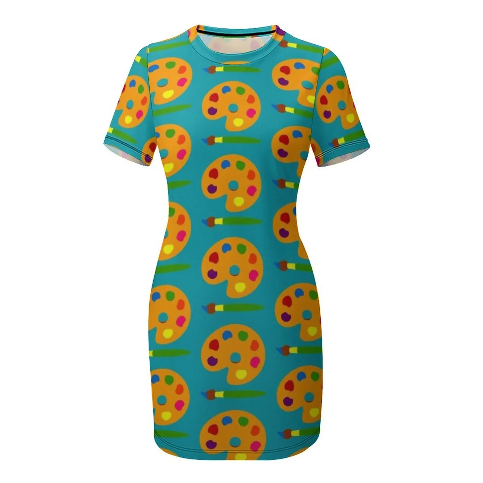 Colorful Paint Palette Short-S - огляд і ціна Summer Clothing Palette